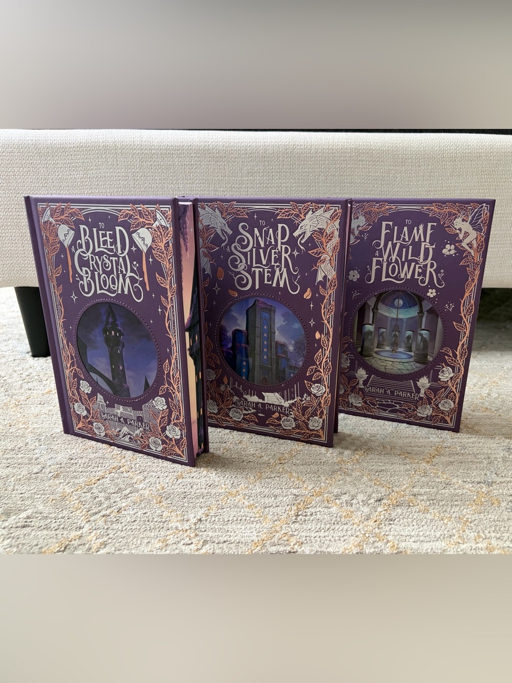 Bookish Box To Bleed a Crystal Bloom *hand-signed* by Sarah A Parker